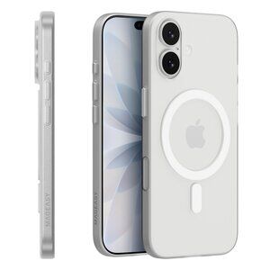 iPhone 17 Lightweight MagSafe Anti-Fingerprint Translucent White Case New in Box